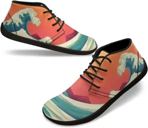 UNICEU Men's Wide Toe Barefoot Shoes Lightweight Athlete Sneaker Zerp Drop Casual Walking Shoes Trainer Running Sneakers