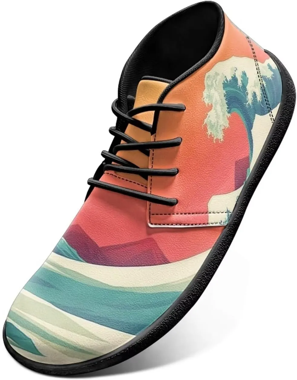 UNICEU Men's Wide Toe Barefoot Shoes Lightweight Athlete Sneaker Zerp Drop Casual Walking Shoes Trainer Running Sneakers