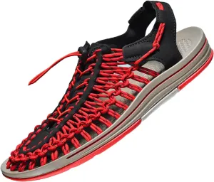 Unisex Breathable Woven Sandals - Durable Couples Beach Footwear with Comfortable Fit