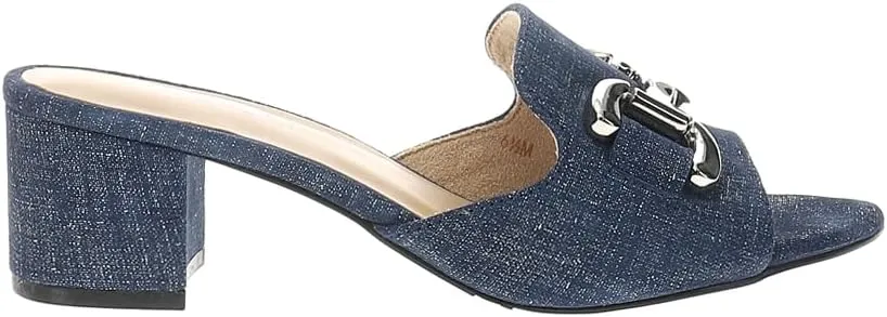 VANELi Womens Oksana Block Dress Sandals Low Heel 1-2" - Brown
