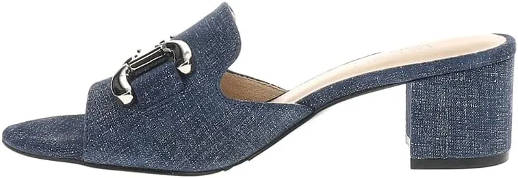 VANELi Womens Oksana Block Dress Sandals Low Heel 1-2" - Brown