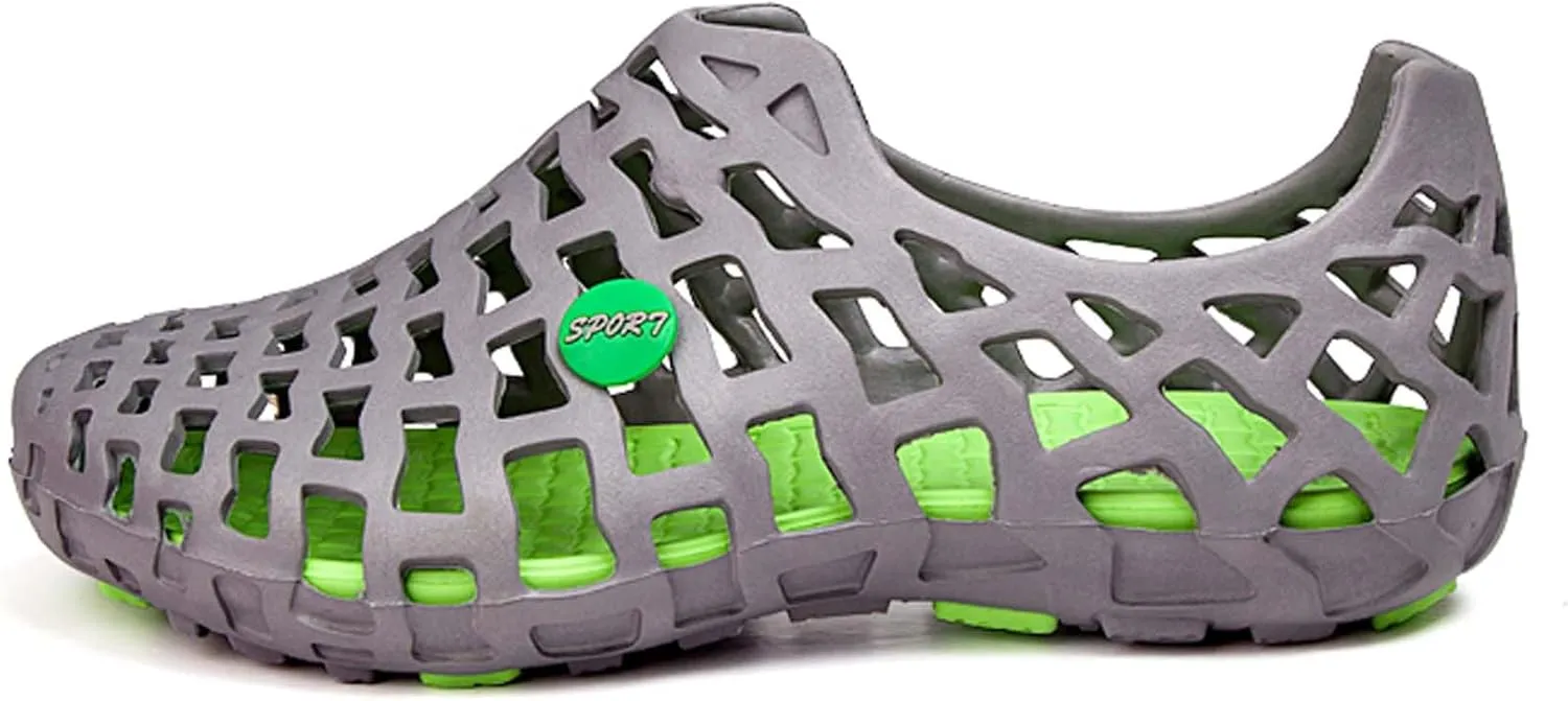 Women Men Fashion Garden Clogs with Arch Support, Vegetable Basket Sandals, EVA Material, Lightweight, Durable, Non-slip, Beach Shoes, Gardening Shoes, Indoor and Outdoor Sandals.
