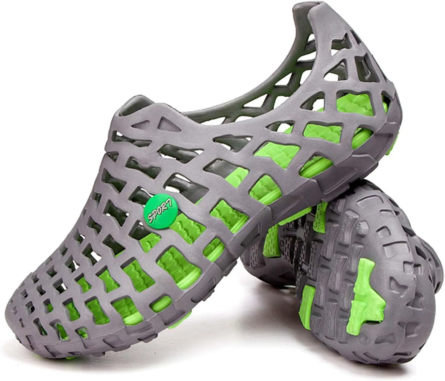 Women Men Fashion Garden Clogs with Arch Support, Vegetable Basket Sandals, EVA Material, Lightweight, Durable, Non-slip, Beach Shoes, Gardening Shoes, Indoor and Outdoor Sandals.