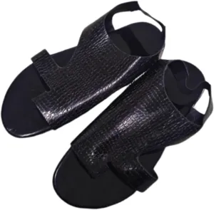 Women's Comfort Flat Sandals, Women Fashion Breathable Clip Toe Bunion Corrector Flat Shoes, Animal Print Crocodile Pattern Beach Travel Sandals, for Bunion Splints Toe Separator