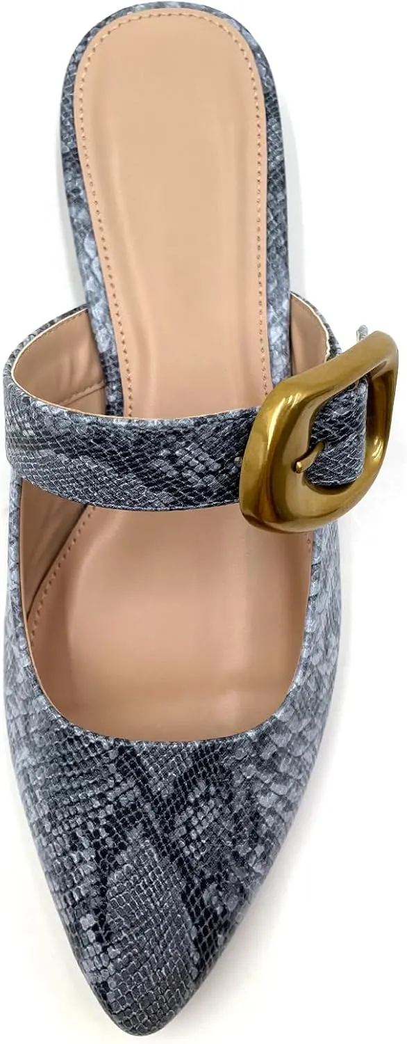 Women's Dress Shoes – Breathable Summer Flats with Cut-Out Design – Elegant and Comfortable for Work or Formal Wear – Easy Slip-On, Day Wear and Walking