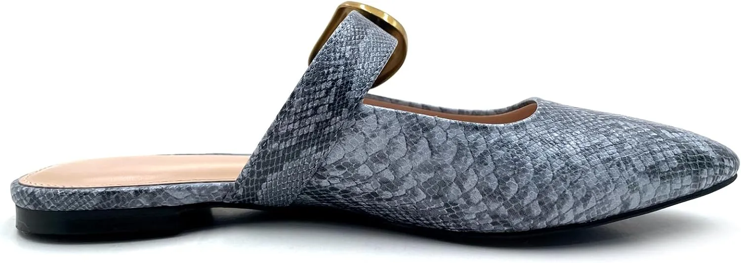 Women's Dress Shoes – Breathable Summer Flats with Cut-Out Design – Elegant and Comfortable for Work or Formal Wear – Easy Slip-On, Day Wear and Walking