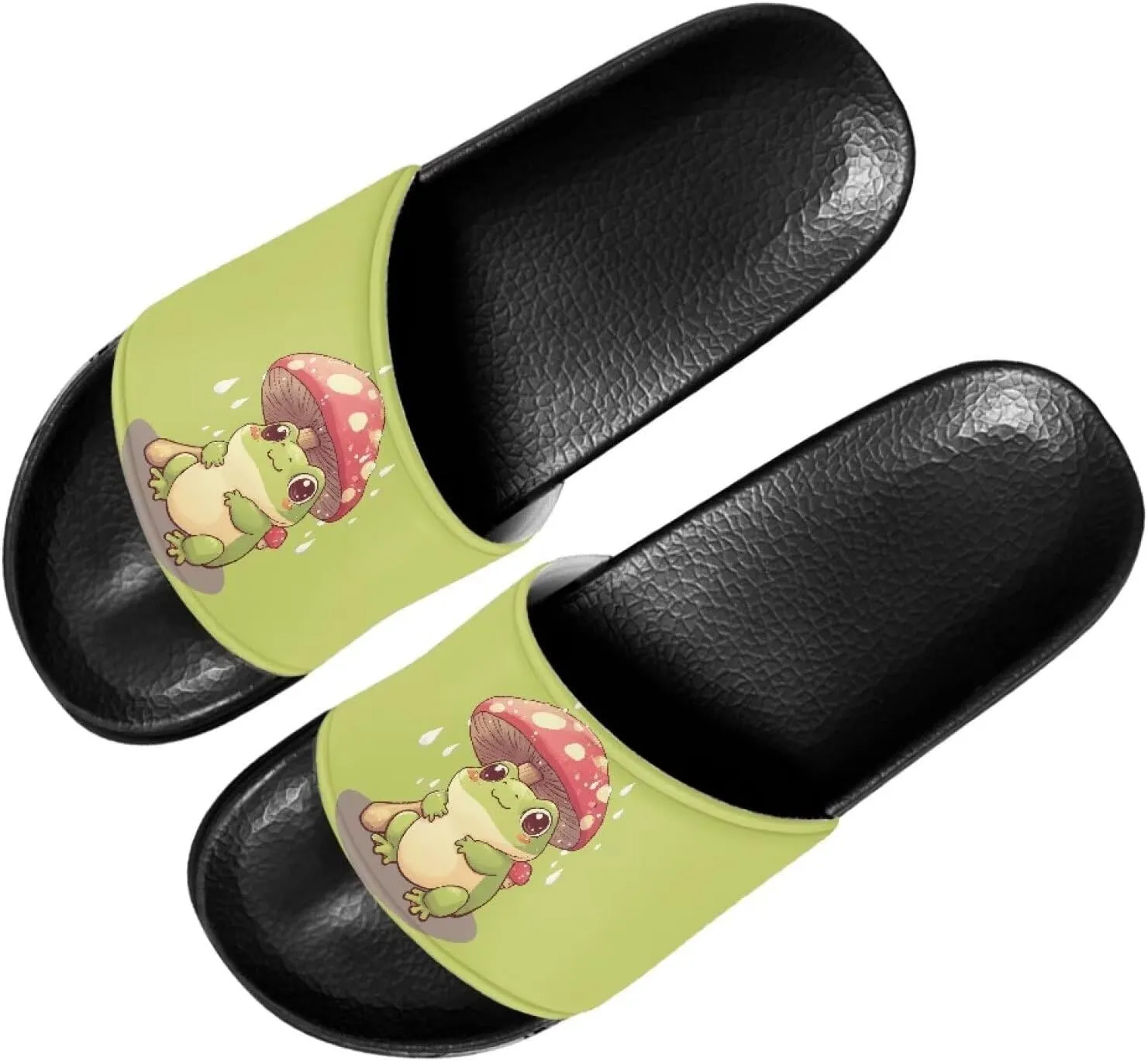 Women's Flat Sandals Comfortable Slip On Leather Slide Sandals, Women's Slide Sandals Size 6-13.5