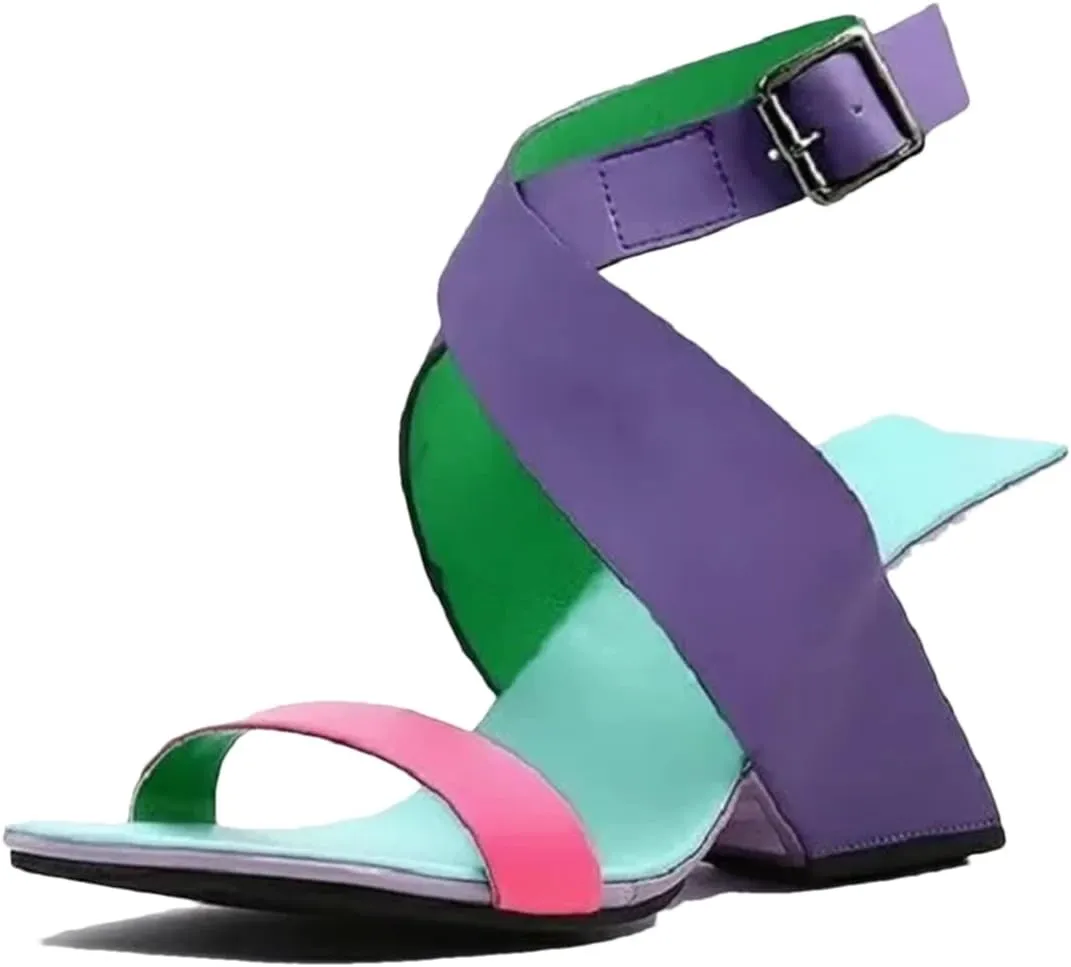 Women's Gladiator Star Sandals - Modern European Style, High Heel Summer Shoes for Fashion Shows