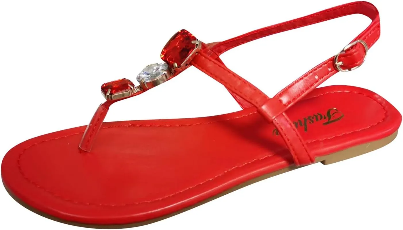 Women'S Sandals Bohemia Flat Wedding Dress shoes Gem Pearl Sparkling Bridal Bridesmaid Sandals For Summer Part𝘆