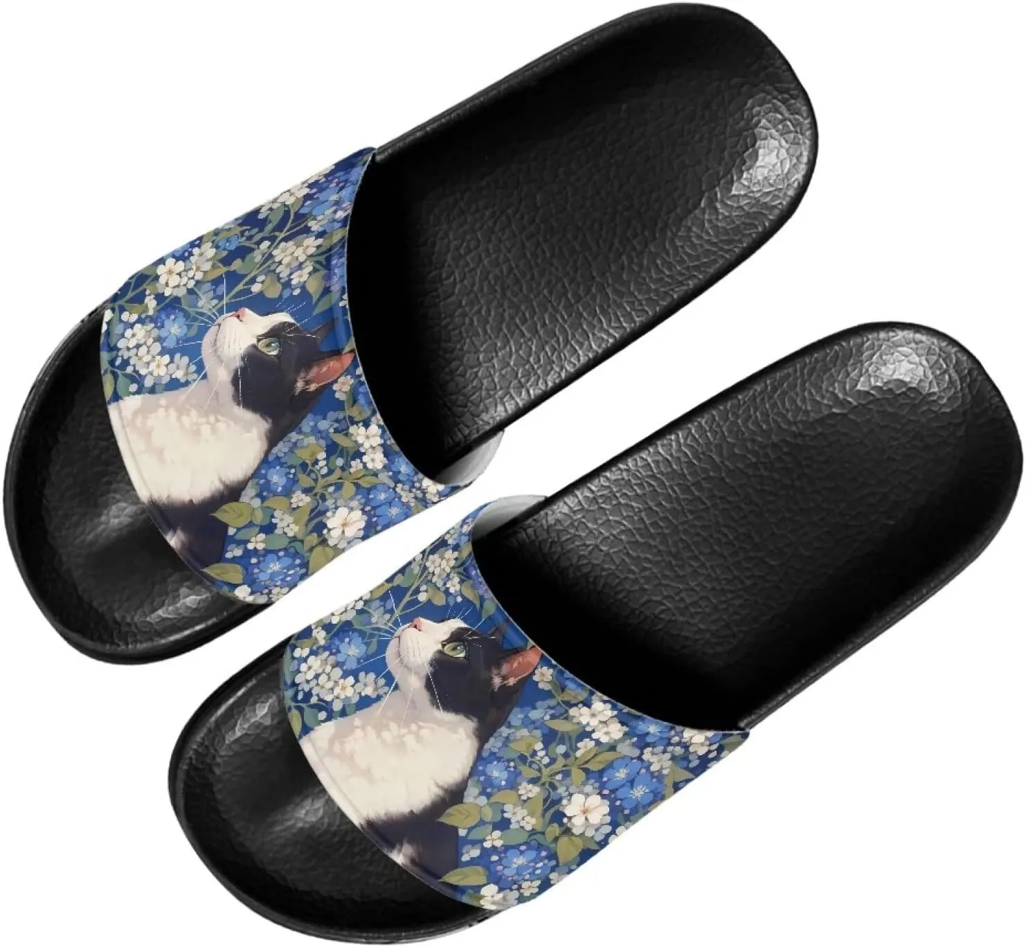 Womens Sandals Water-Resistant Slides Light Soft EVA Rocking Slippers Summer Slide Slippers for Women Indoor Slippers