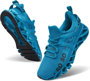 WONESION Mens Breathable Walking Tennis Running Shoes Blade Fashion Sneakers