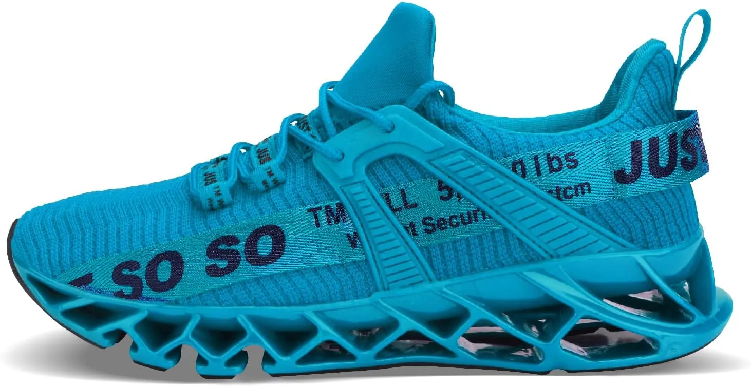 WONESION Mens Breathable Walking Tennis Running Shoes Blade Fashion Sneakers