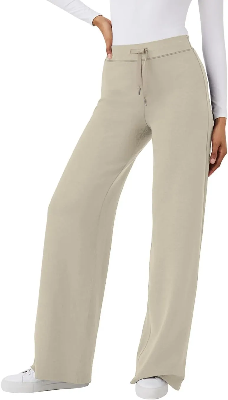 XIEERDUO Lounge Sets For Women 2024 Half Zip Sweatshirt And Wide Leg Sweatpant 2 Piece Outfits Sweatsuit Tracksuit