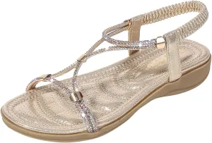 Yoga Mat Comfortable Flat Sandal for Women Comfortable Water-Resistant Shoes Comfortable Walking Flat Sandals