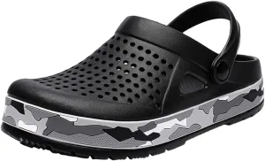 YUKTOPA Mens Garden Clogs Mules Anti-Slip Water Shoes Breathable Sandals Outdoor Beach Shower Slippers